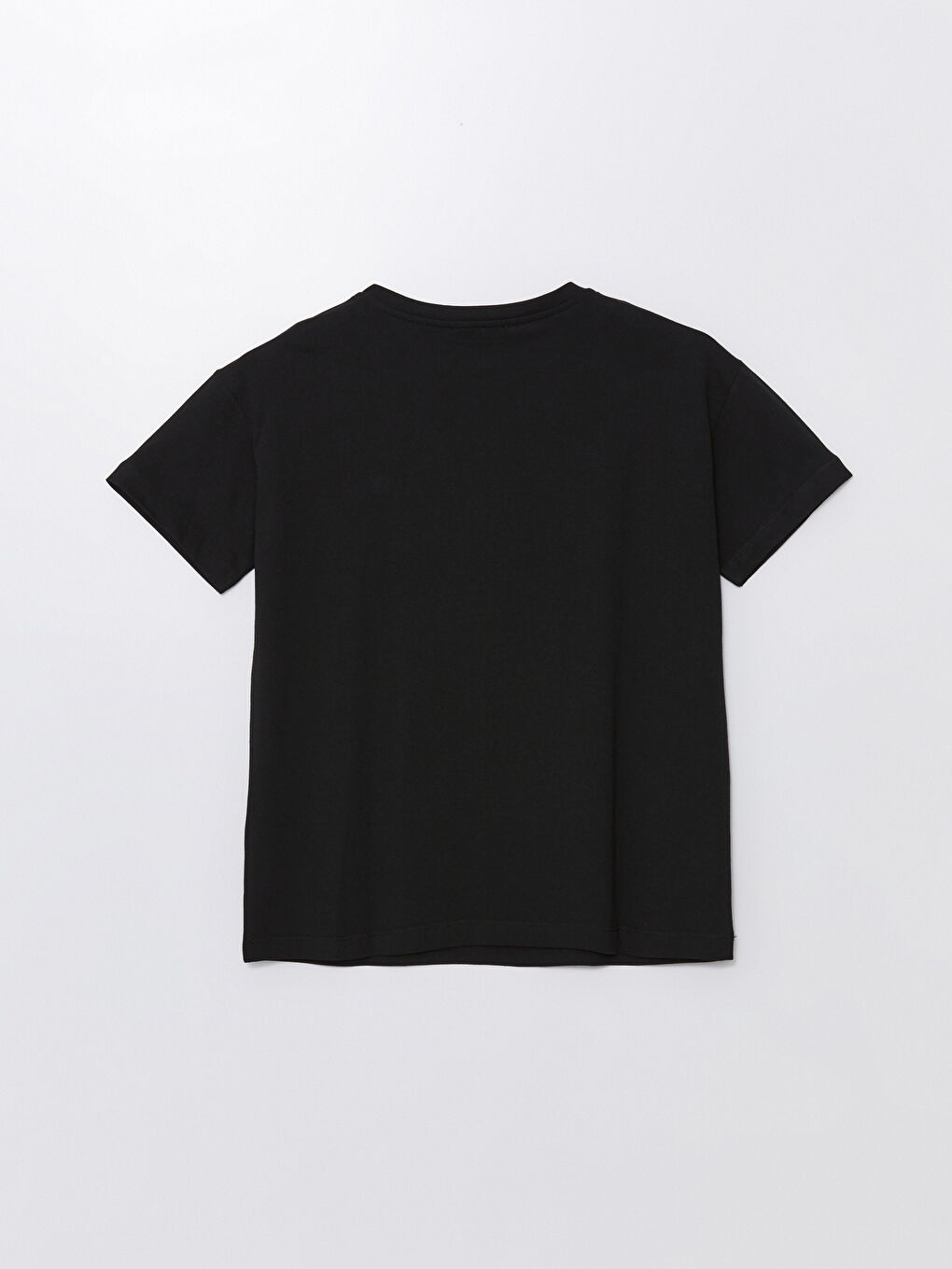 LCW Limitless Crew Neck Plain Short Sleeve Oversize Women's T-Shirt -S4K295Z8-CVL