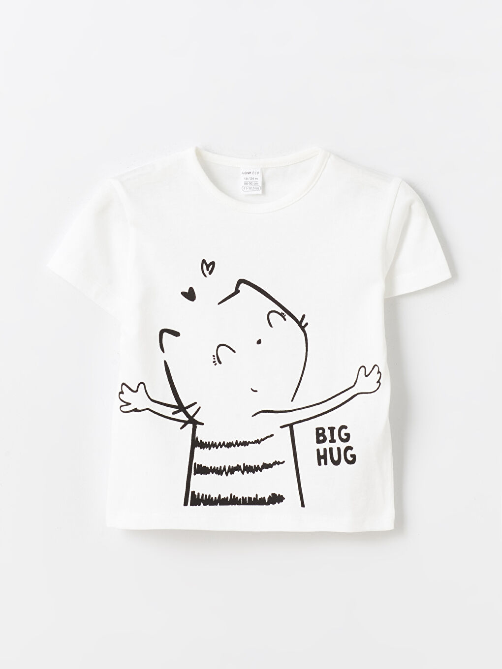 Poncho Crew Neck Printed Baby Girl T-shirt -S4K330Z1-R9J