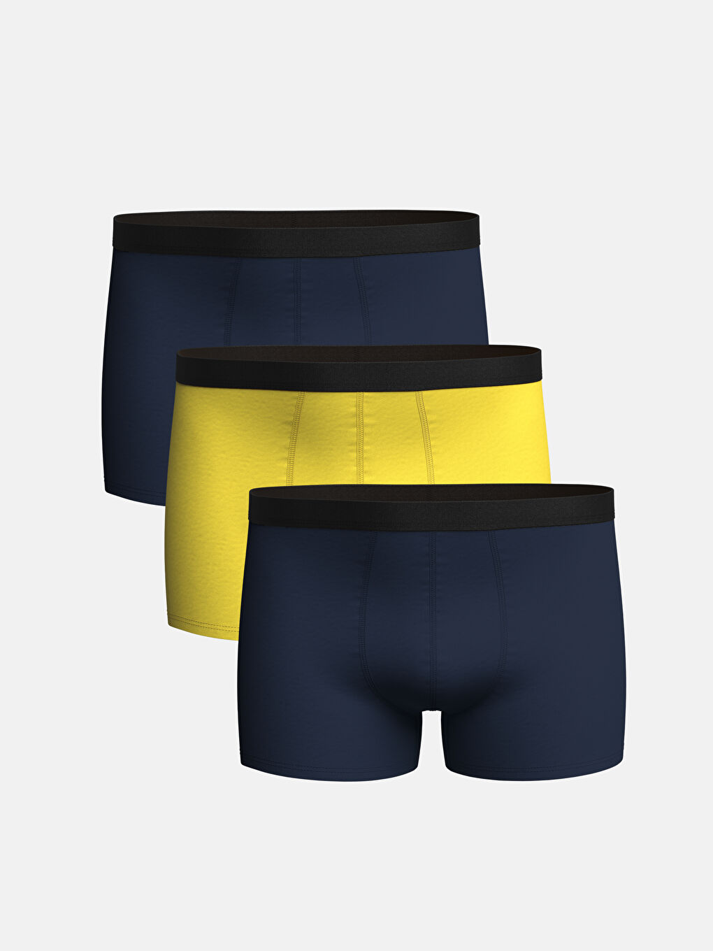 Standard Fit Cotton Flexible Men's Boxer 3-Piece -S4K362Z8-F9C