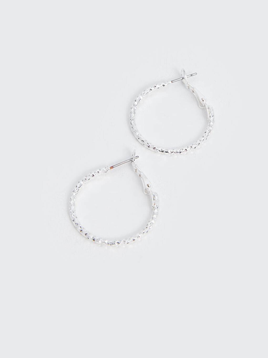 Gri Kadın Halka Küpe 3'lü-1