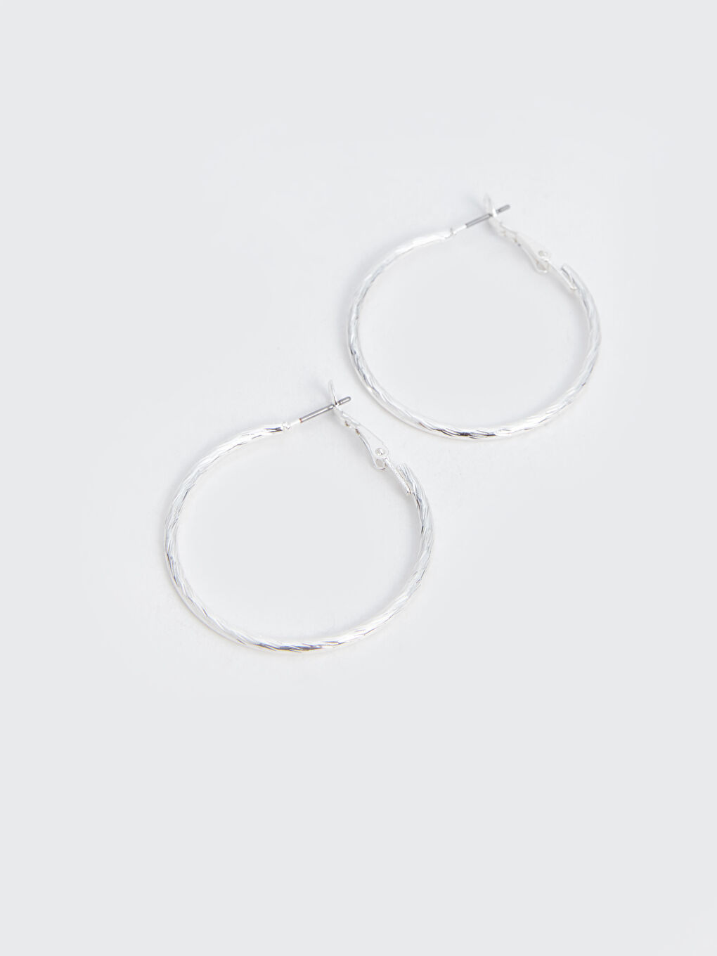 Gri Kadın Halka Küpe 3'lü-2