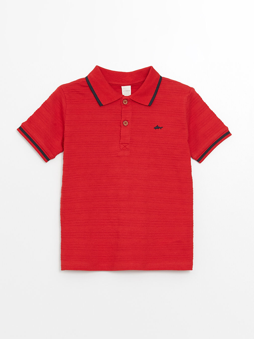 Polo Neck Embroidered Short Sleeve Baby Boy T-Shirt -S4K464Z1-R21