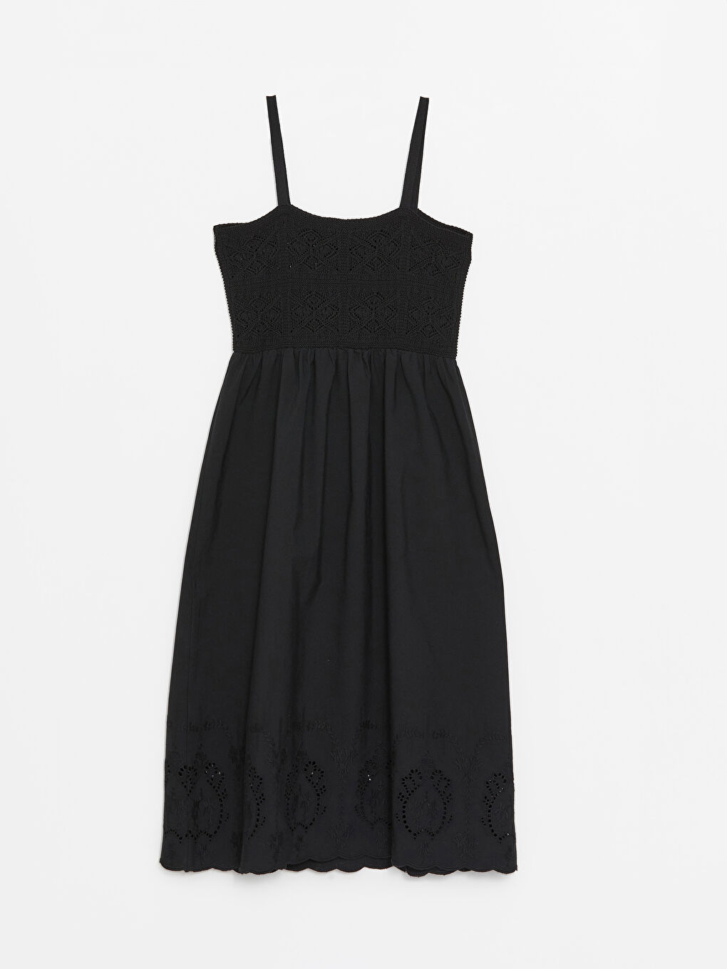 U-Neck Openwork Strap Maternity Knitwear Dress -S4K612Z8-CVL
