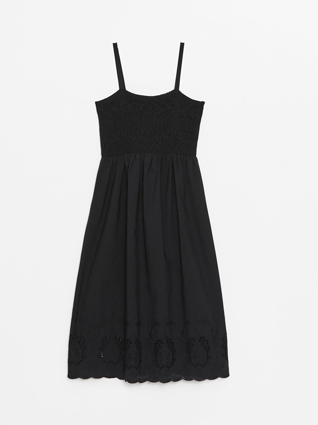 U-Neck Openwork Strap Maternity Knitwear Dress -S4K612Z8-CVL