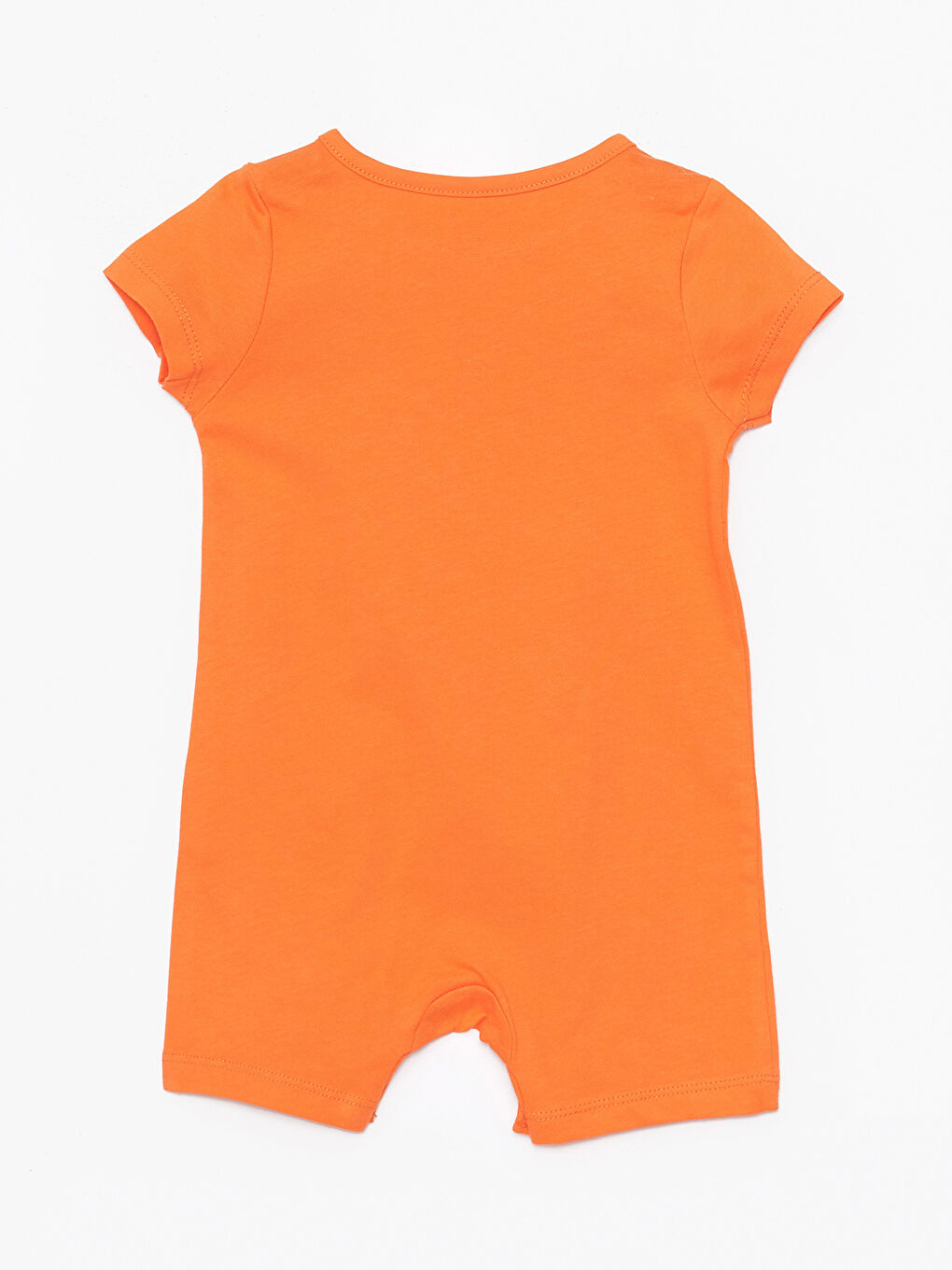 Crew Neck Short Sleeve Printed Cotton Baby Girl Jumpsuit -S4K615Z1-GH0