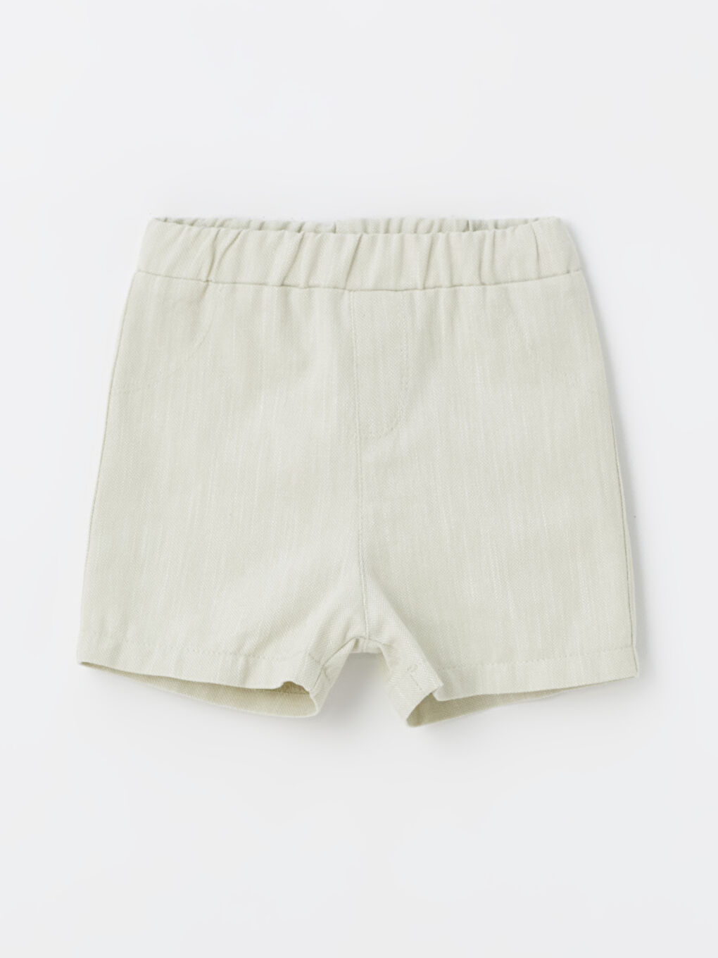 Beyaz Bisiklet Yaka Baskılı Erkek Bebek Tişört ve Şort 2'li Takım-2