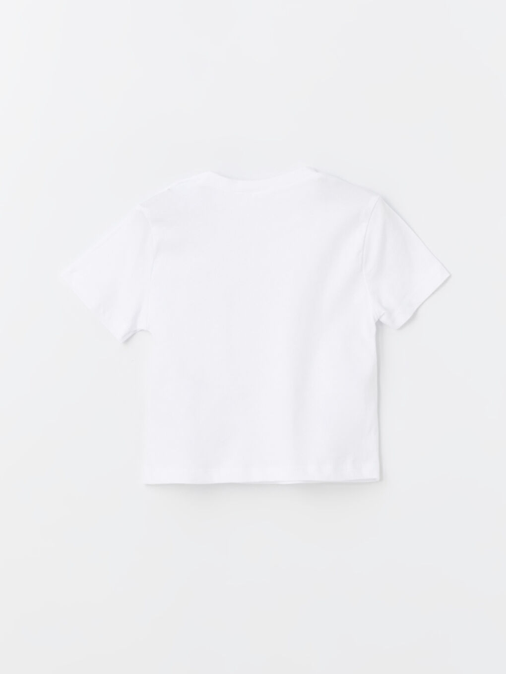 Beyaz Bisiklet Yaka Baskılı Erkek Bebek Tişört ve Şort 2'li Takım-3