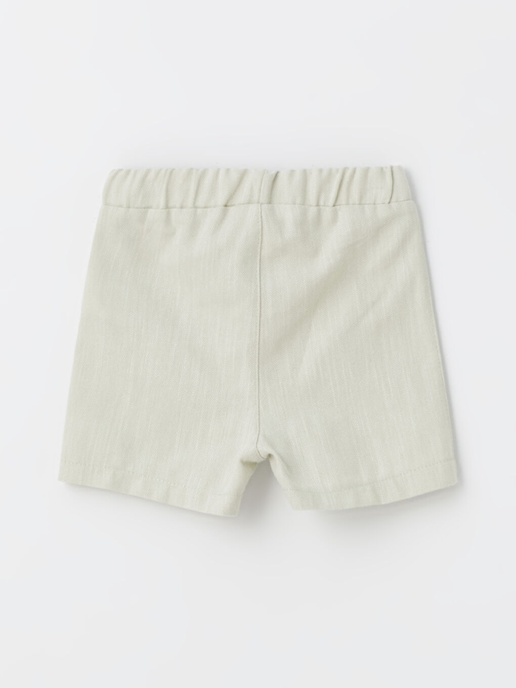 Beyaz Bisiklet Yaka Baskılı Erkek Bebek Tişört ve Şort 2'li Takım-4