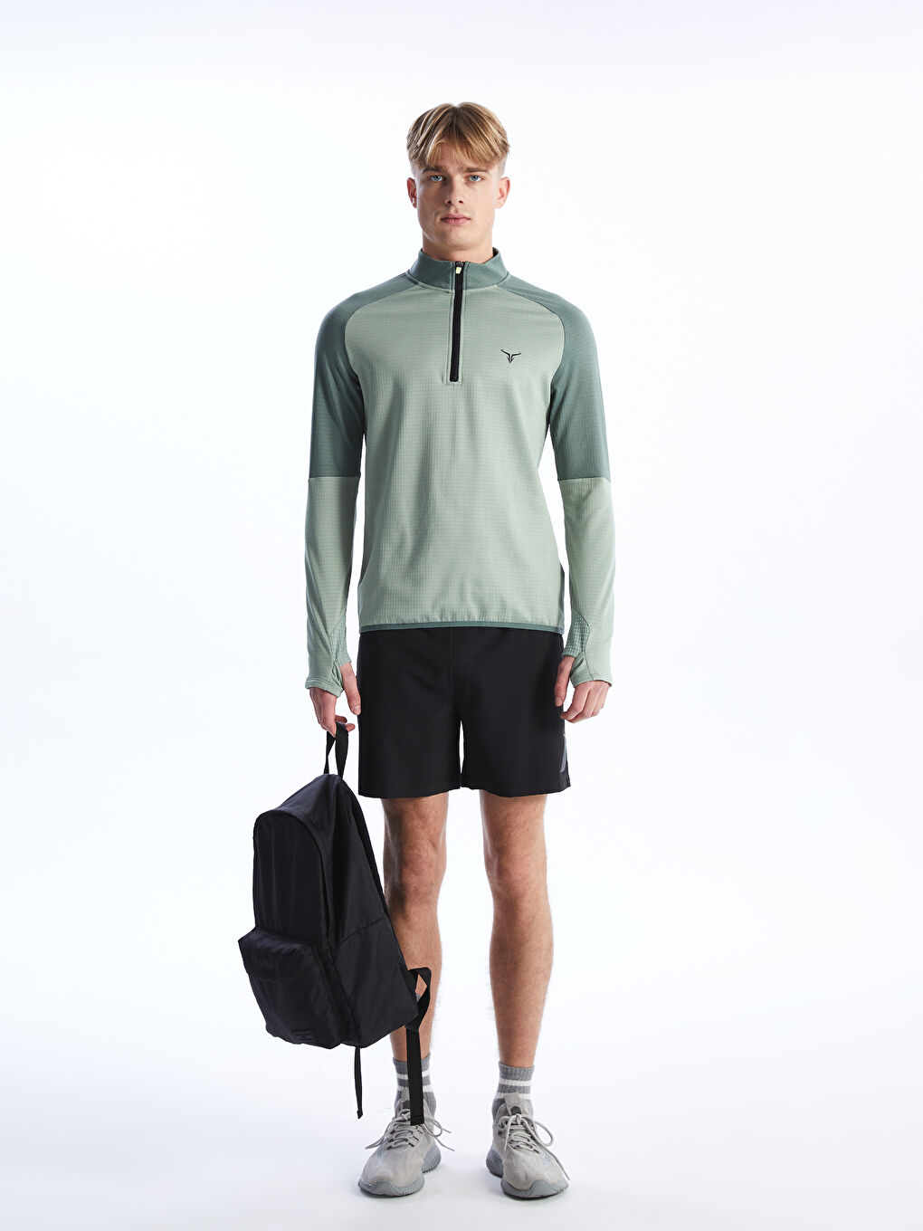 Siyah Ayarlanabilir Askılı Erkek Sırt Çantası-1