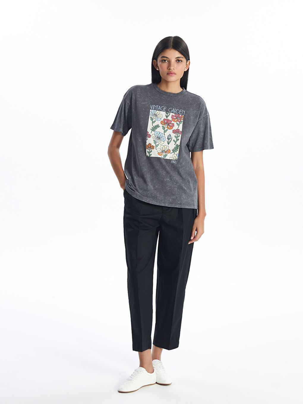 Women's Carrot Fit Regular Trousers -S4K673Z8-RQL