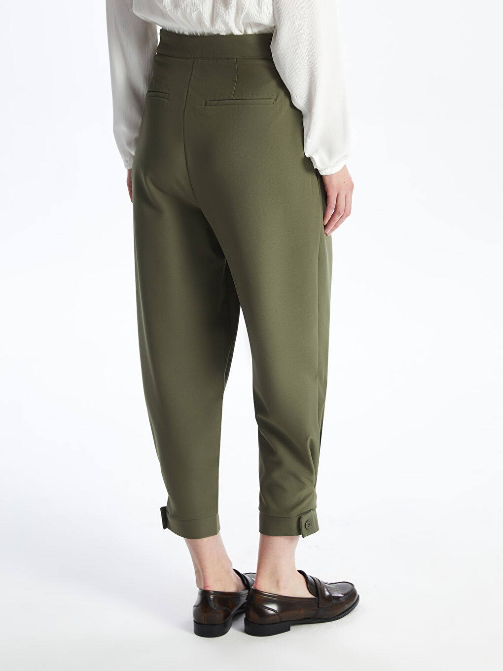 Women's Carrot Fit Regular Trousers -S4K677Z8-YGY