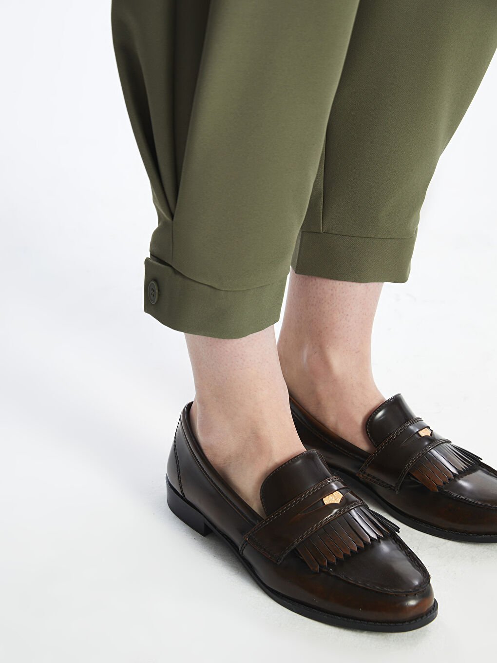 Women's Carrot Fit Regular Trousers -S4K677Z8-YGY