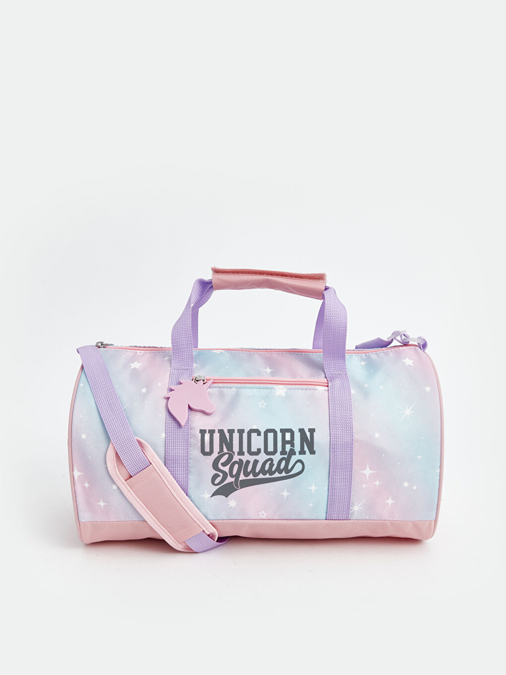 Mavi Baskılı Kız Çocuk Spor Çantası