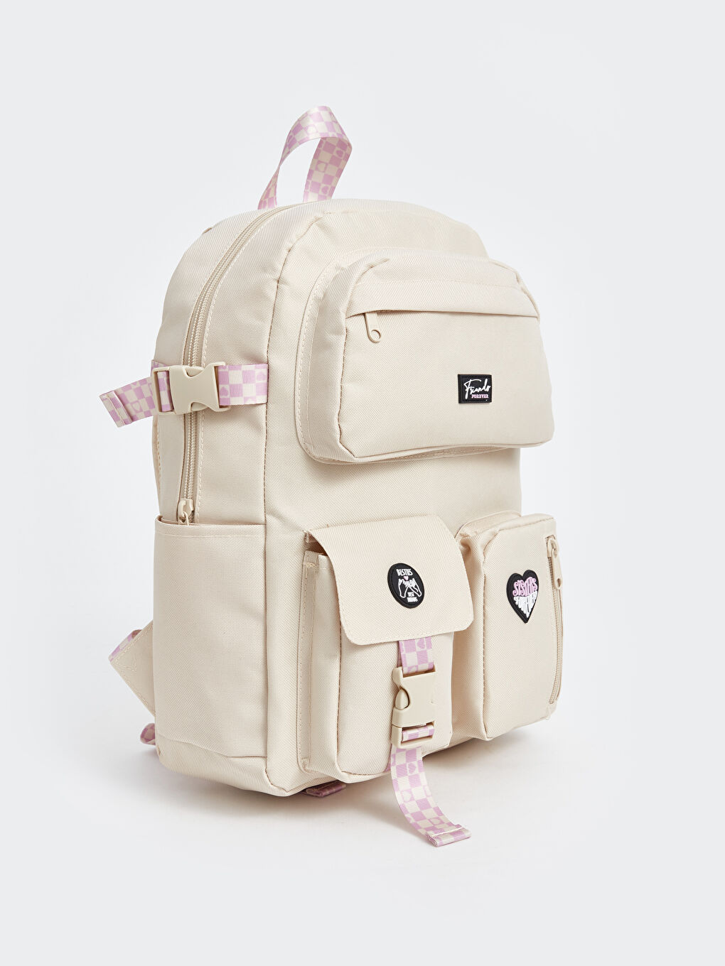 LC Waikiki Multi-Compartment Girls' Backpack -S4K682Z4-FDJ