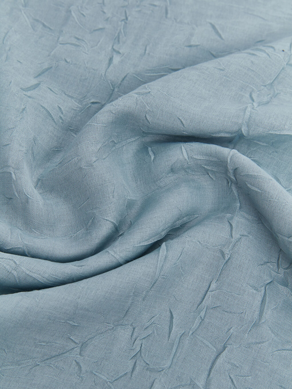 Mavi Düz Dokuma Kadın Şal-2