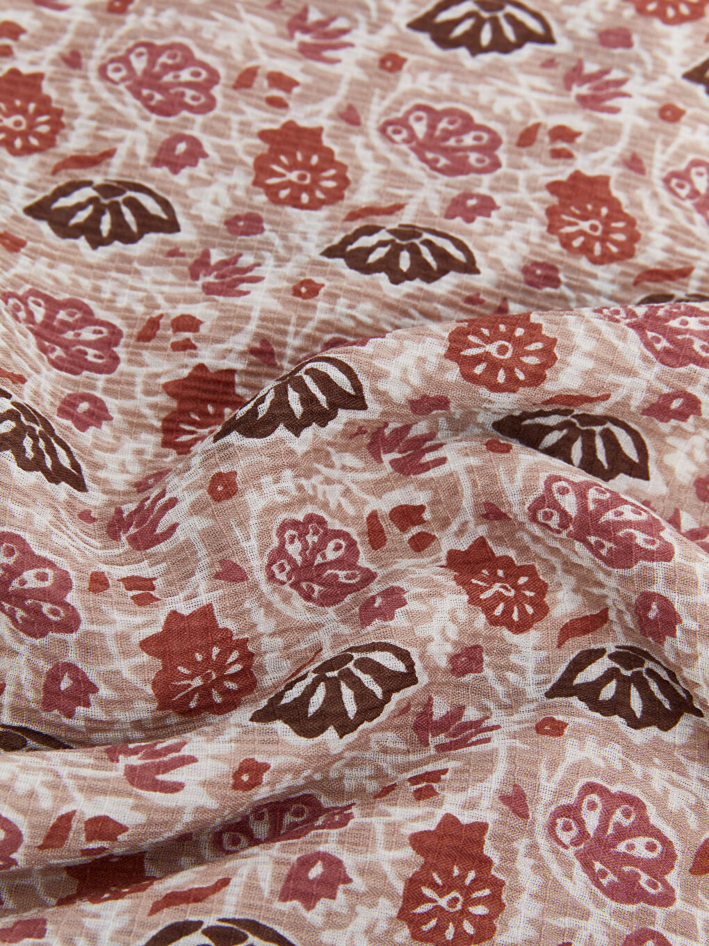 Karışık Desenli Dokuma Kadın Şal-2