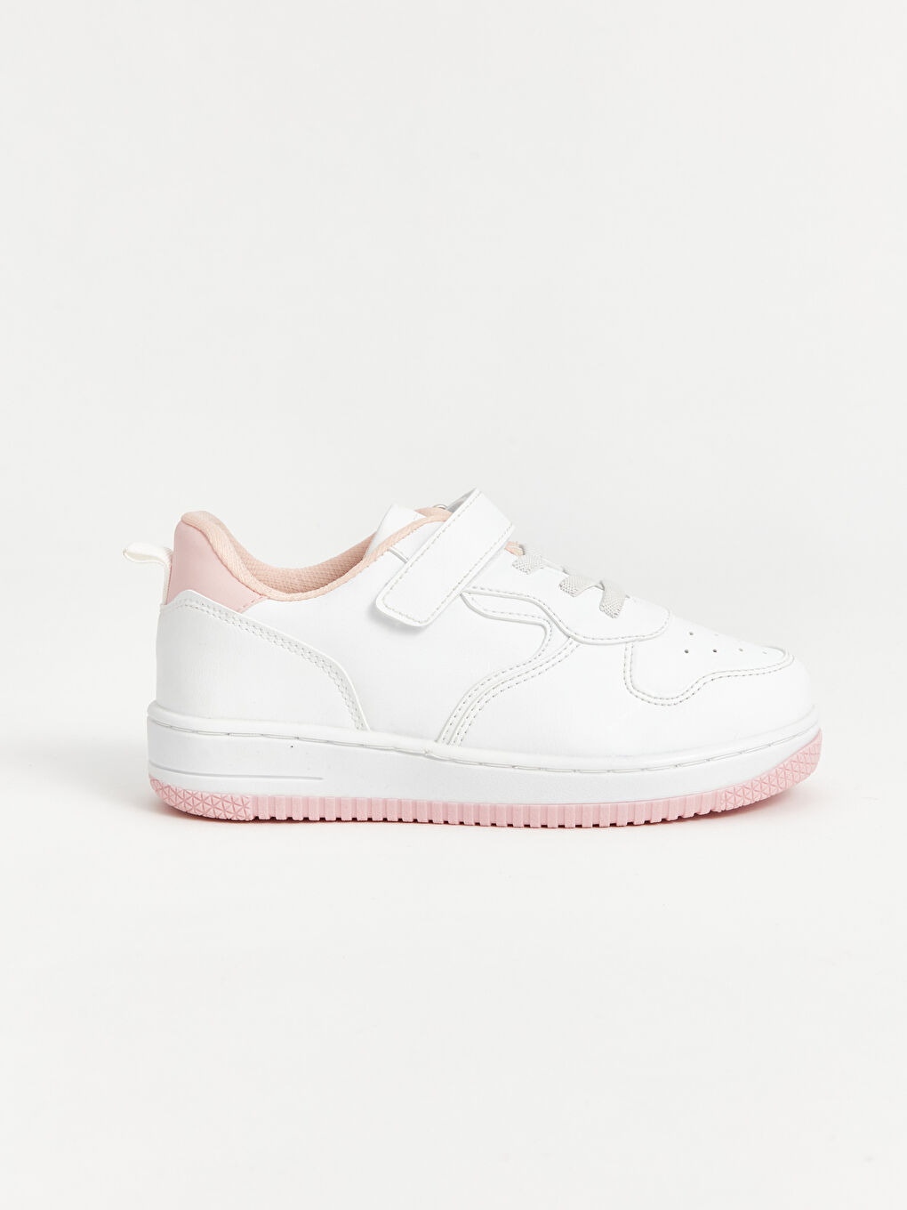 سنيكرز للبنات برباط حذاء وشريط لاصق-1