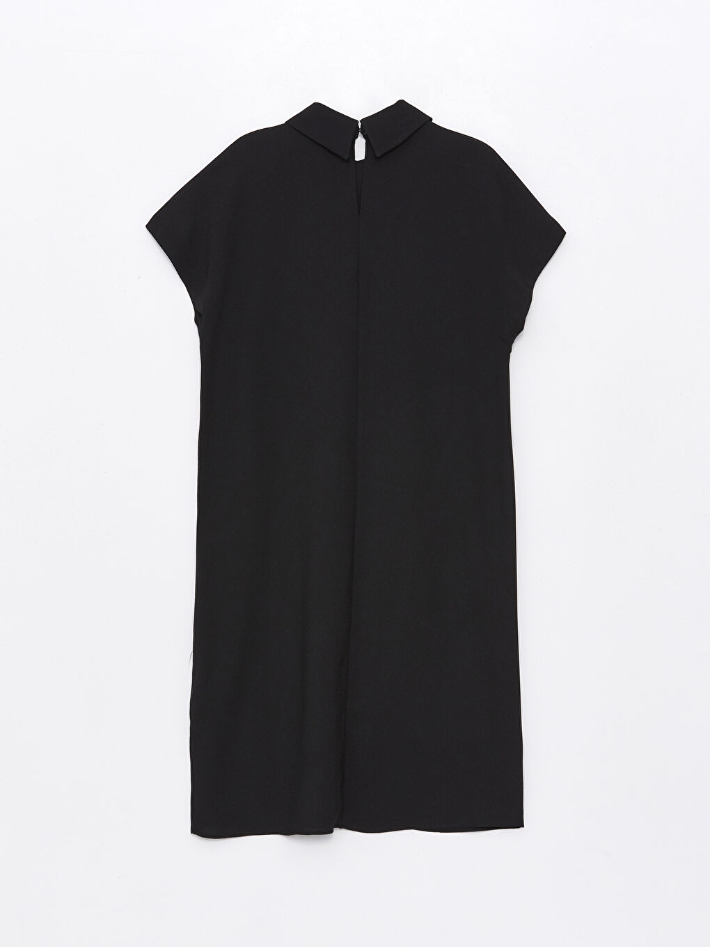 Shirt Collar Engraved Printed Short Sleeve Maternity Dress -S4K746Z8-CVL