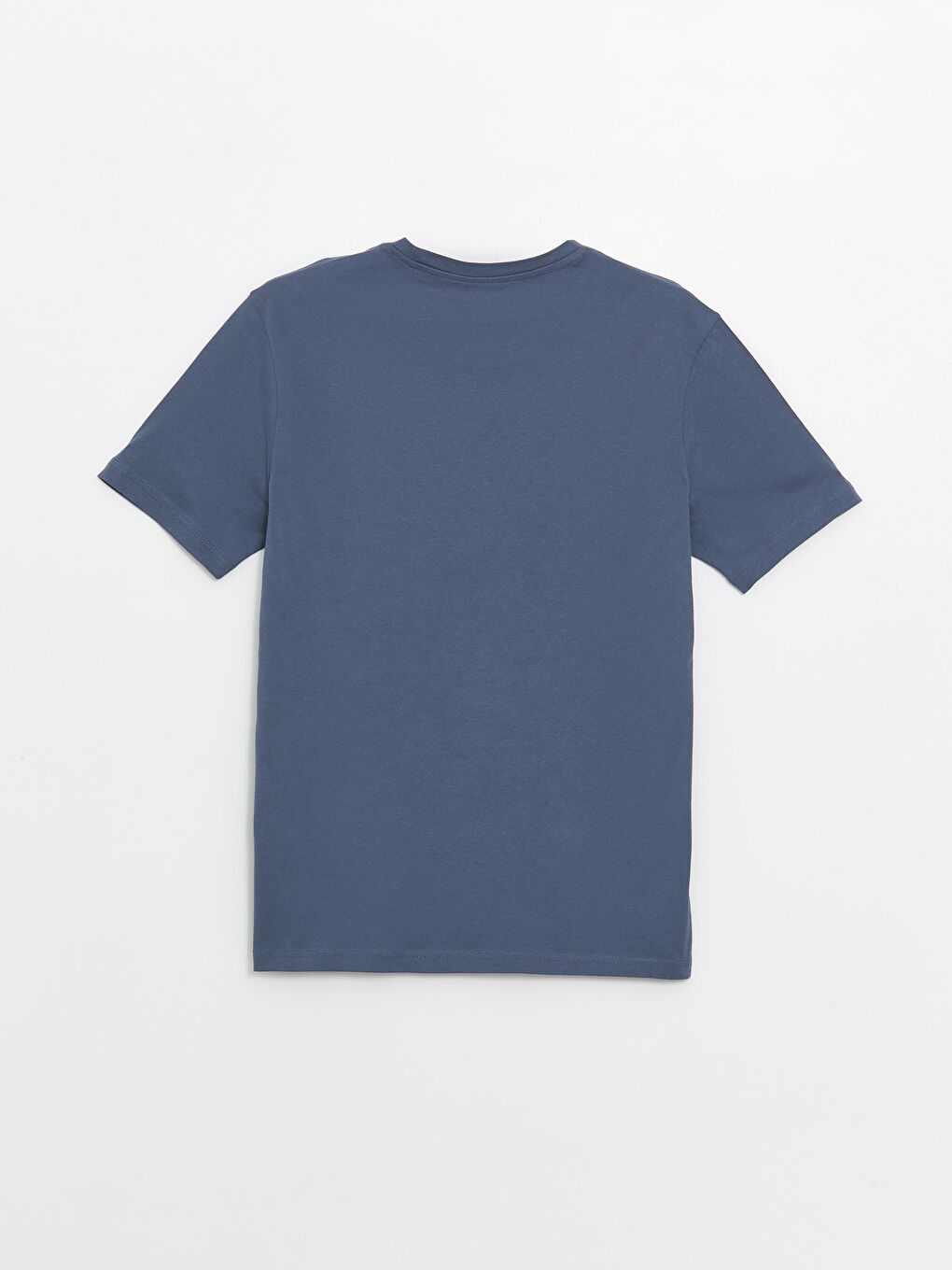 İndigo Bisiklet Yaka Penye Erkek Tişört-6