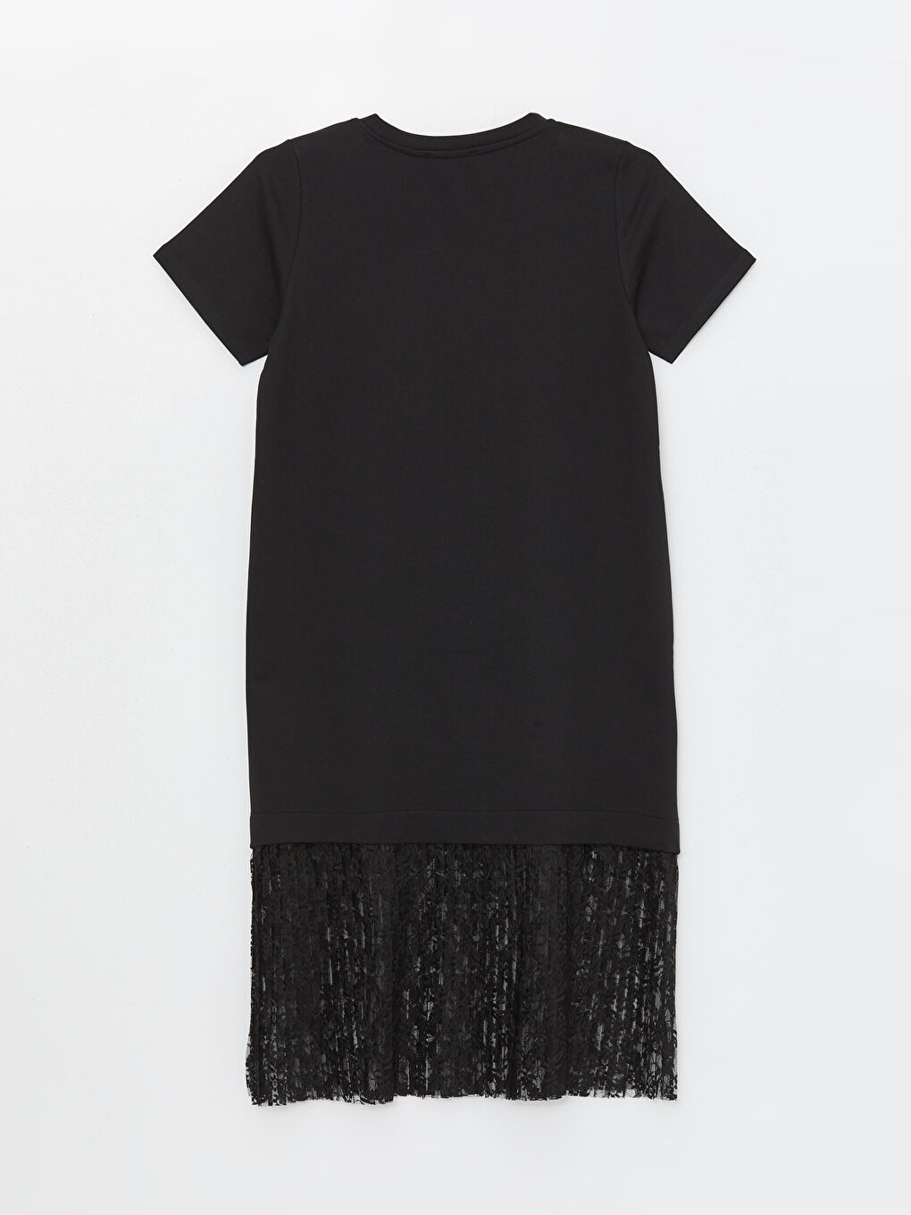 Crew Neck Straight Short Sleeve Maternity Dress -S4K761Z8-CVL