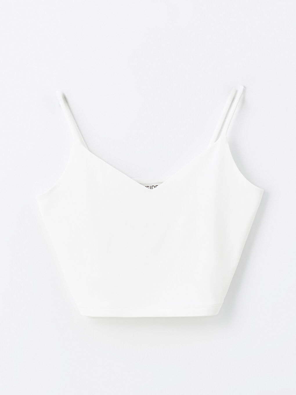 V-Neck Straight Strap Women's Crop -S4K764Z8-Q6K