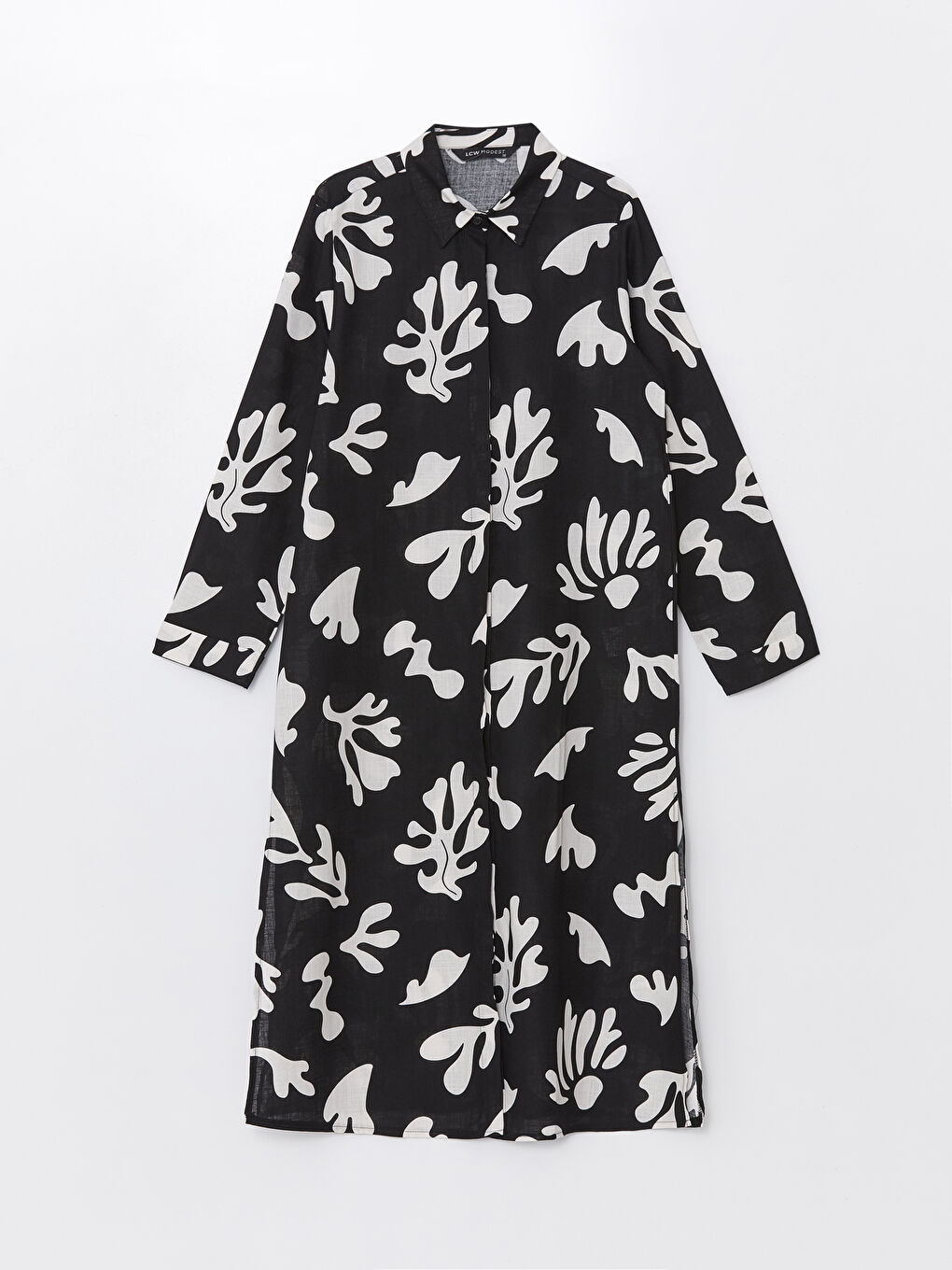 Patterned Women's Shirt Tunic -S4K772Z8-SW6