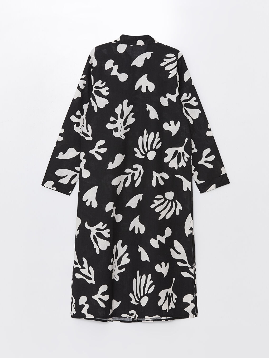 Patterned Women's Shirt Tunic -S4K772Z8-SW6