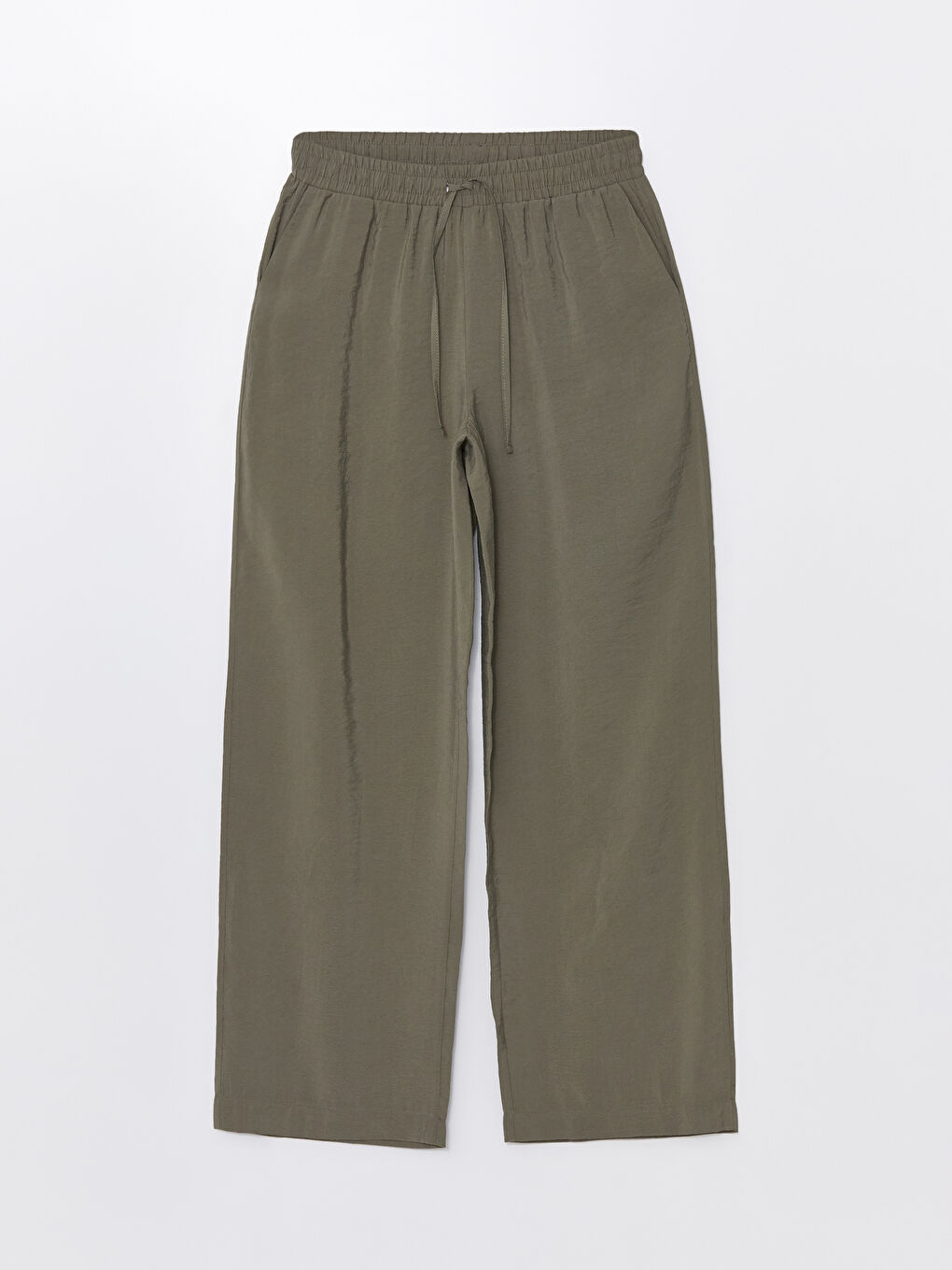 Elastic Waist Comfortable Fit Women Palazzo Trousers -S4K777Z8-YHN