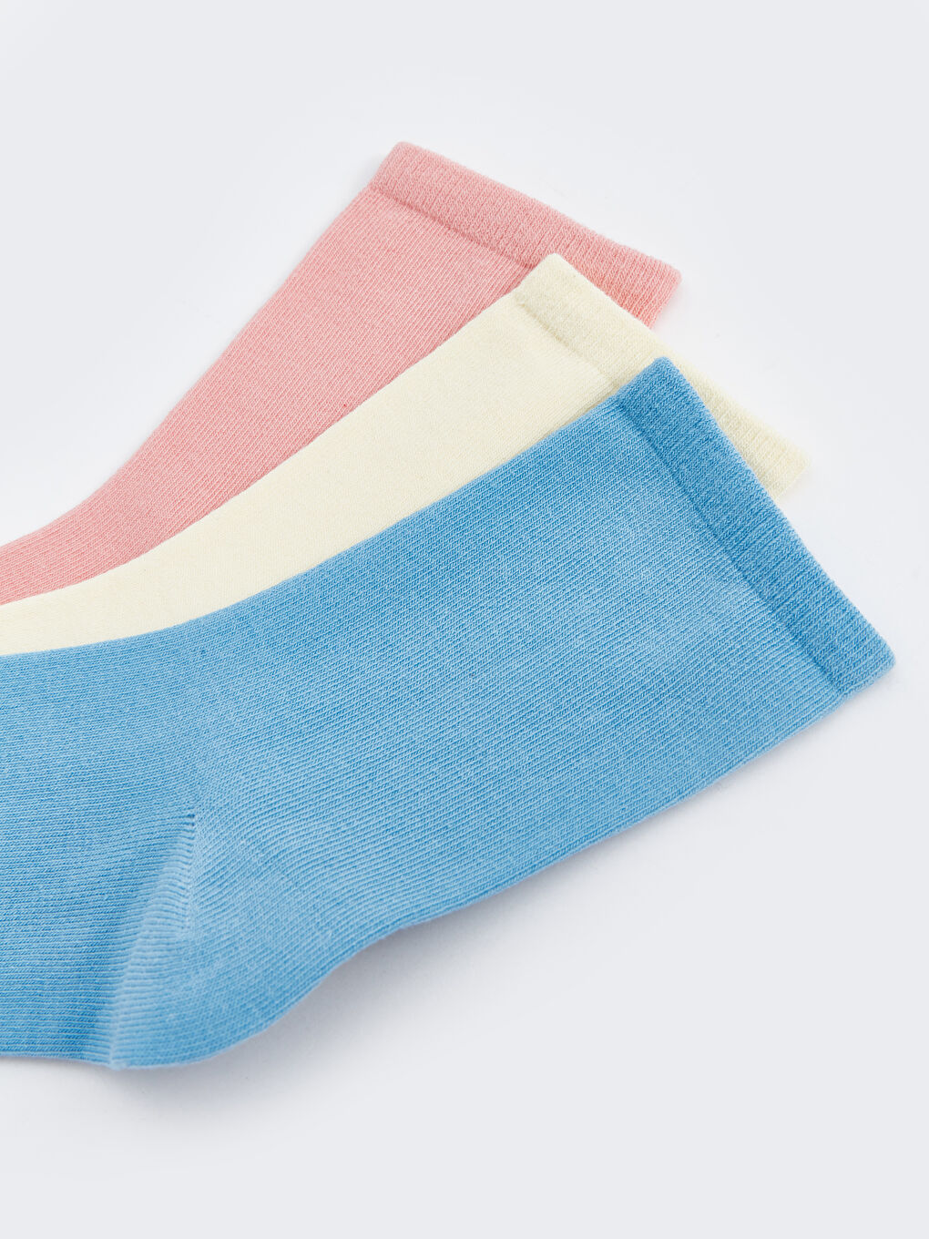 Women's Plain Ankle Socks 3-packs-2