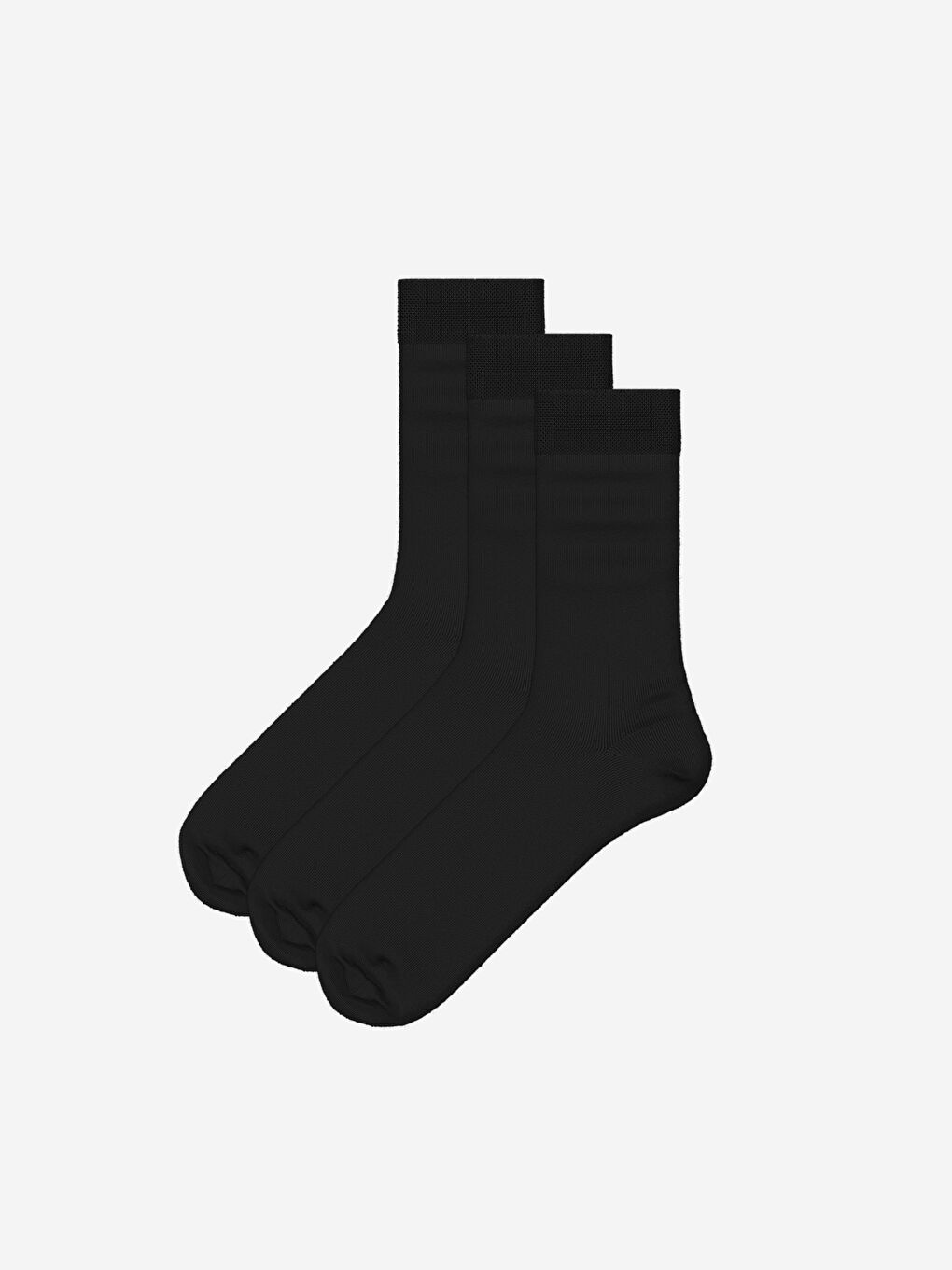 Siyah Erkek Soket Çorap 3'lü-1