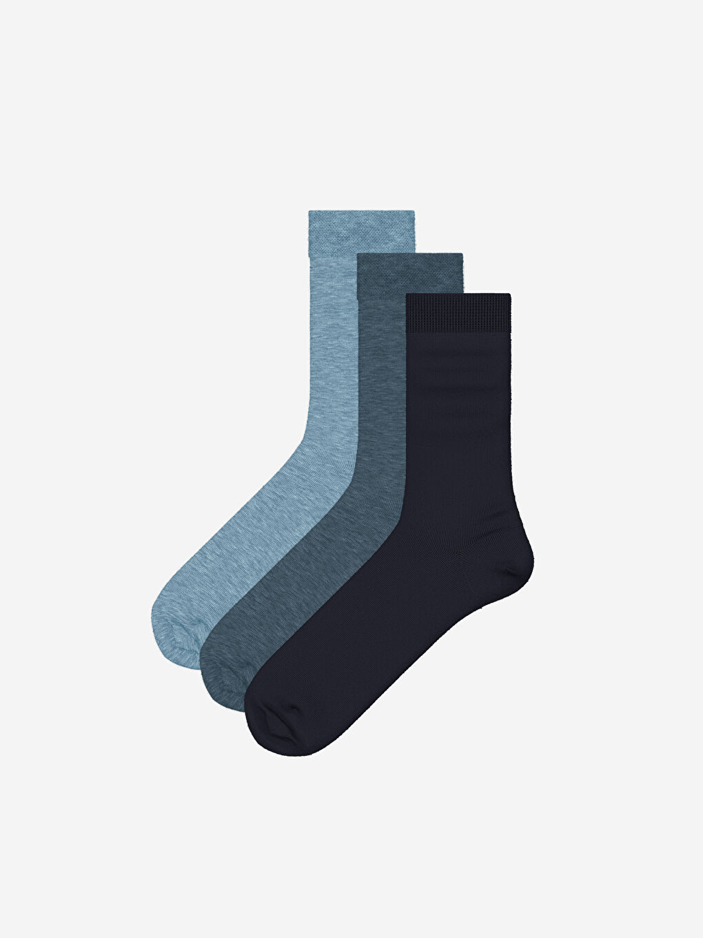 Mavi Erkek Soket Çorap 3'lü