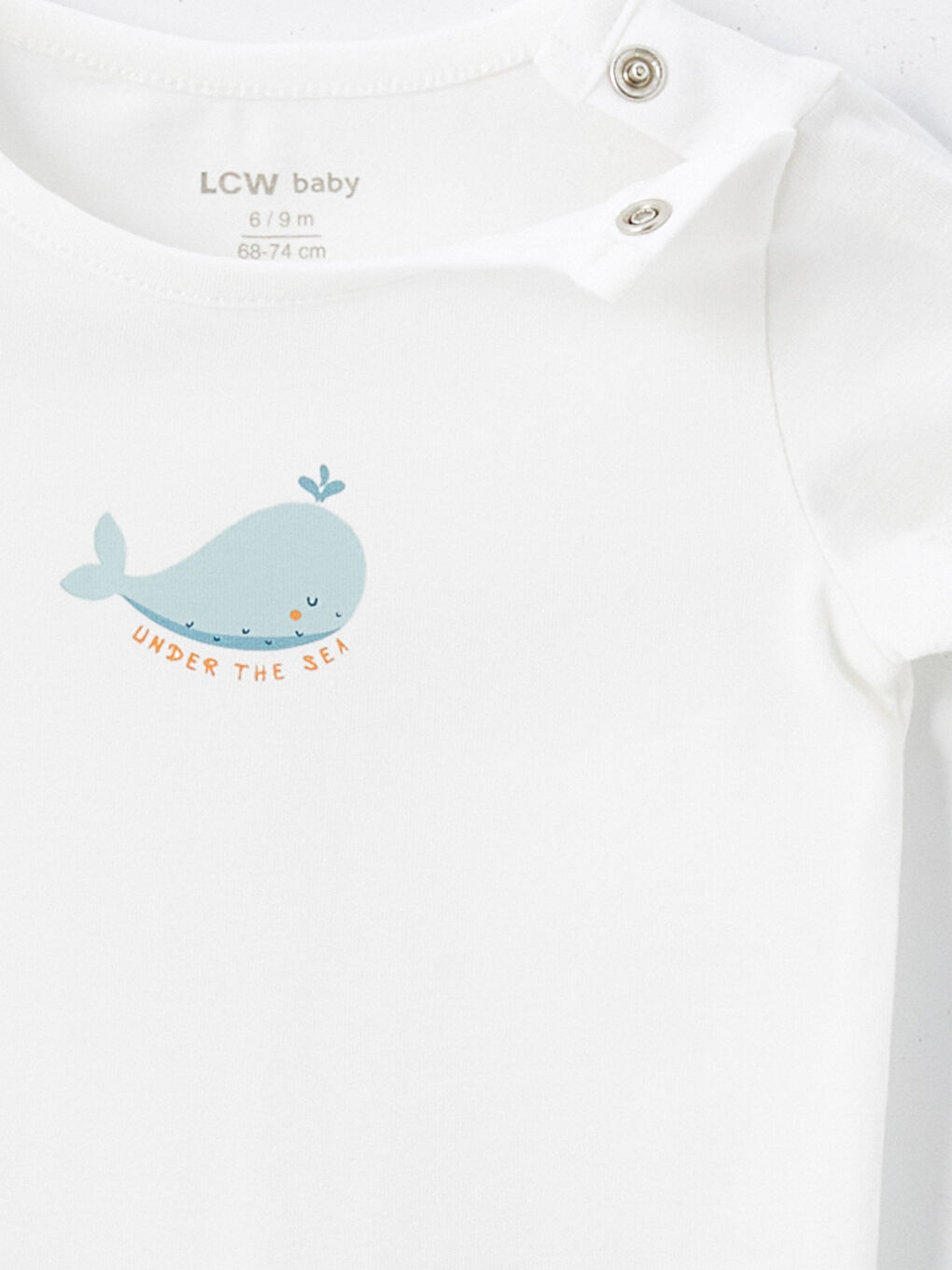 Crew Neck Short Sleeve Printed Baby Boys' Snap Bodysuit and Shorts 2 Pack Set -S4K862Z1-FDU
