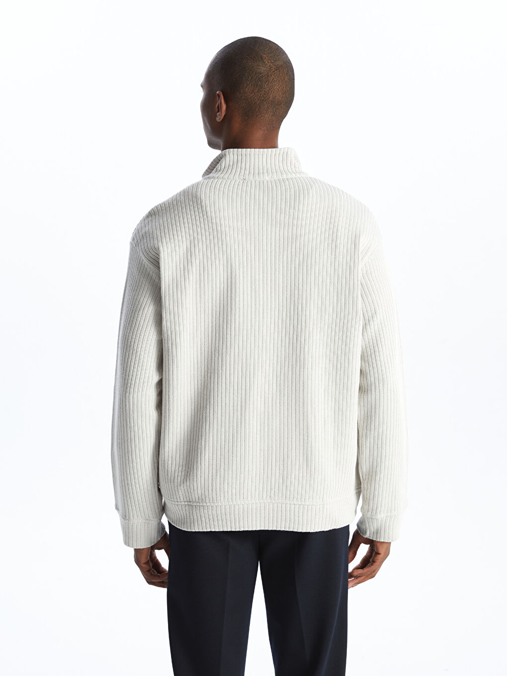 Turtle Neck Long Sleeve Men's Sweatshirt -S4K885Z8-J0B