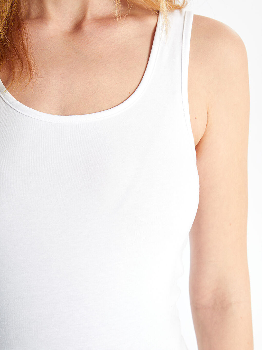 U Neck Plain Pregnant Singlet -S4K928Z8-Q6K