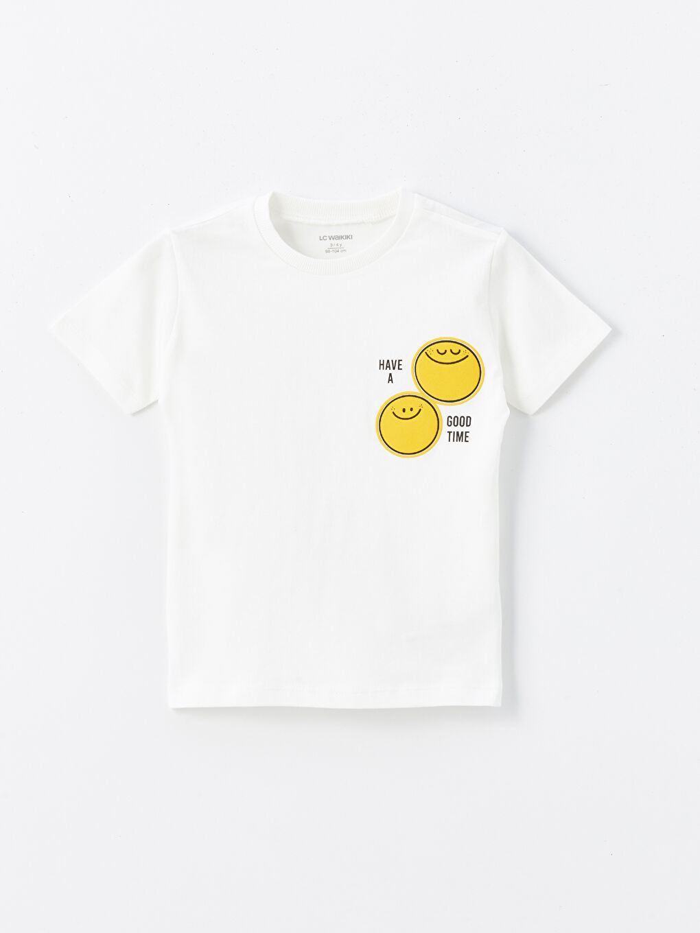 Crew Neck Short Sleeve Printed Baby Boy T-Shirt and Shorts 2-Piece Set -S4K969Z1-R9J