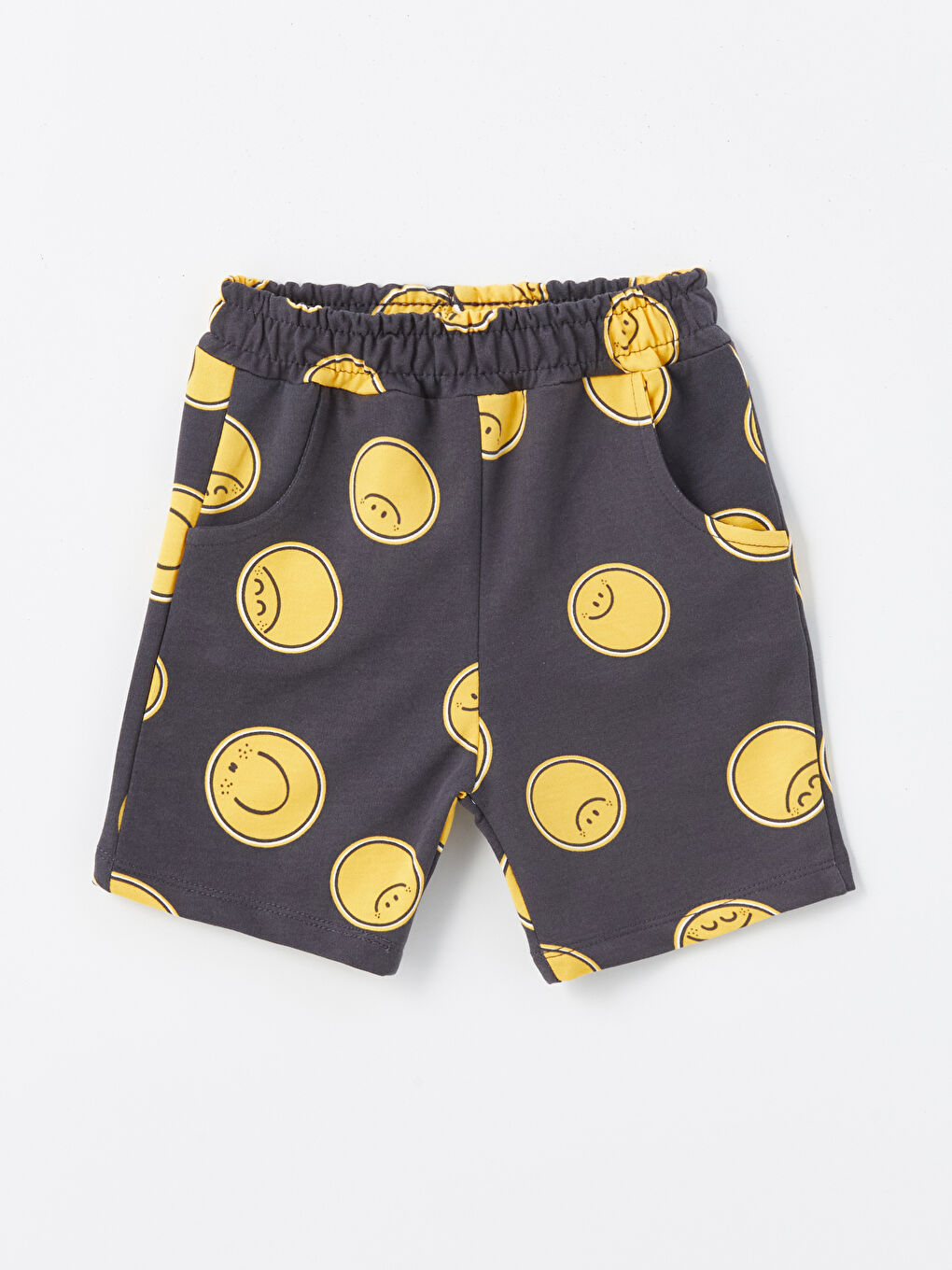 Crew Neck Short Sleeve Printed Baby Boy T-Shirt and Shorts 2-Piece Set -S4K969Z1-R9J