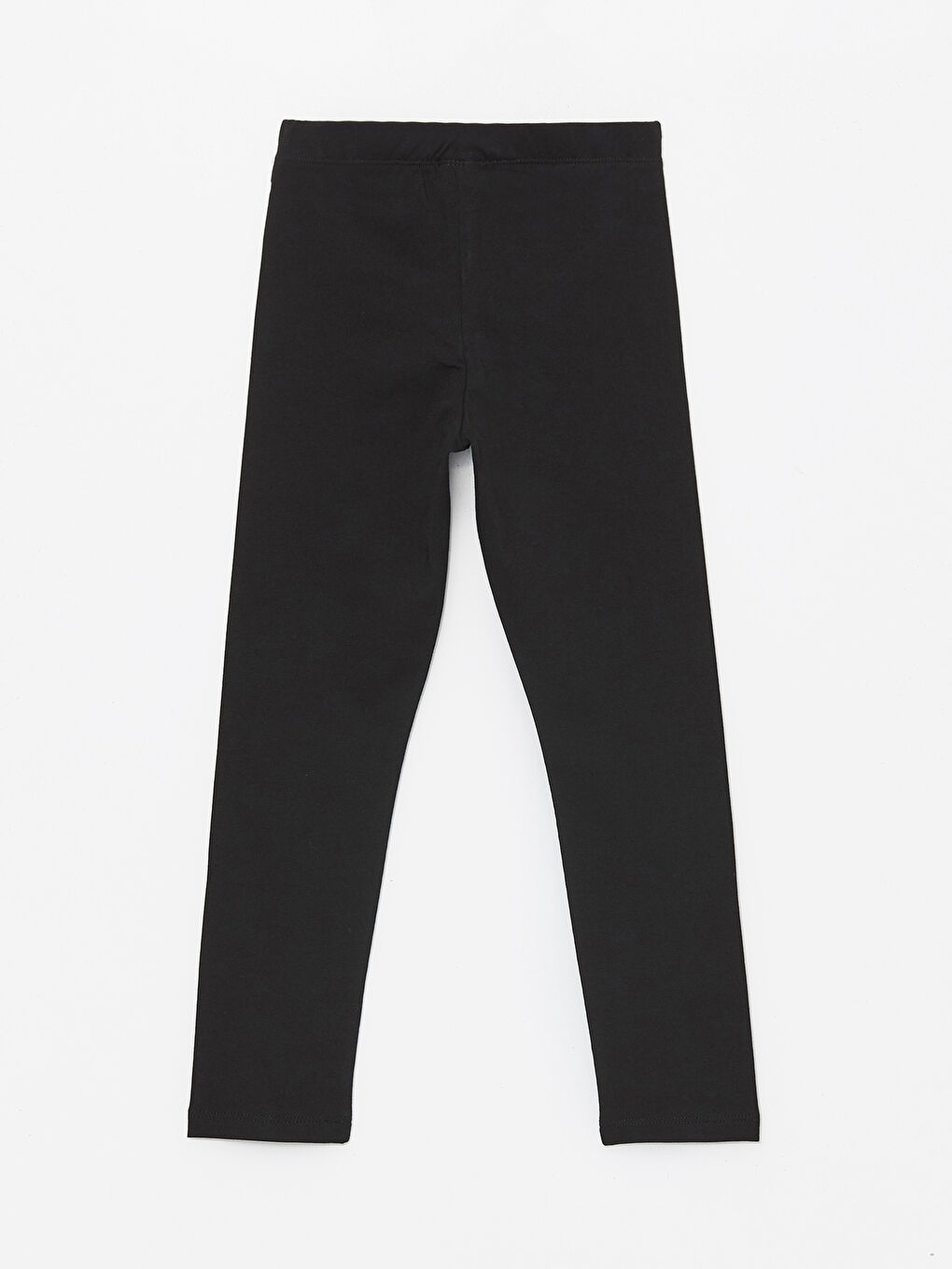 Elasticated Waist Basic Girls' Leggings-1