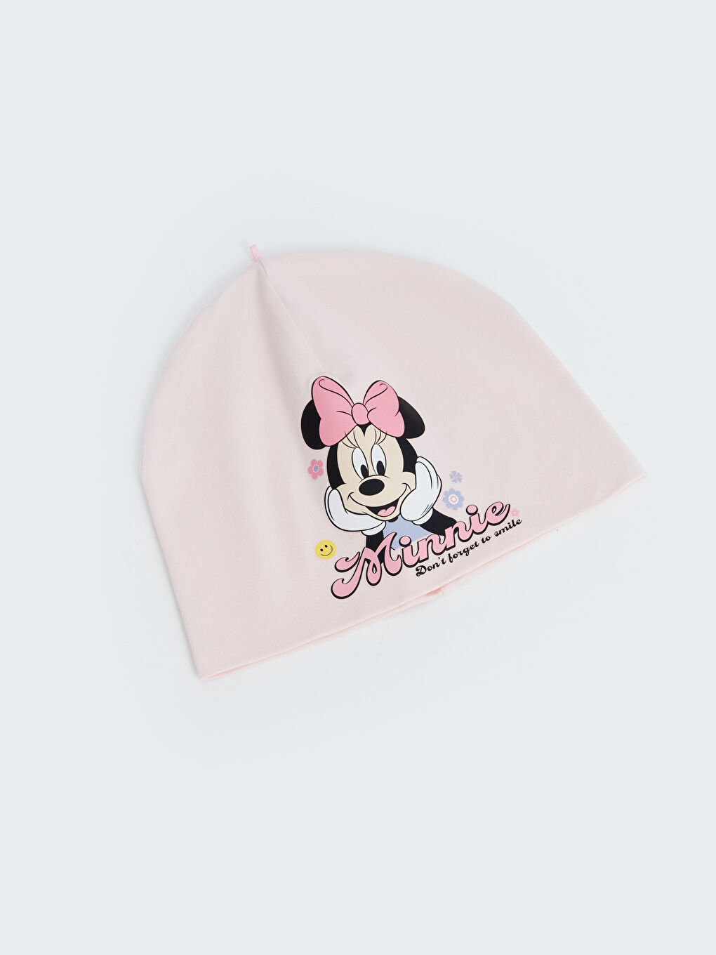 LCW ACCESSORIES Açık Pembe Minnie Mouse Baskılı Kız Çocuk Bere