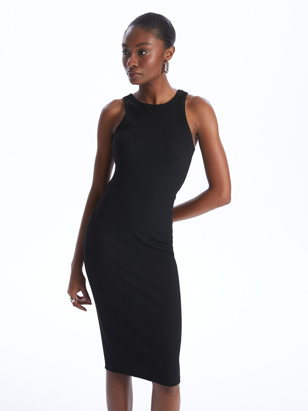 Crew Neck Straight Women Dress -S4KA99Z8-CVL