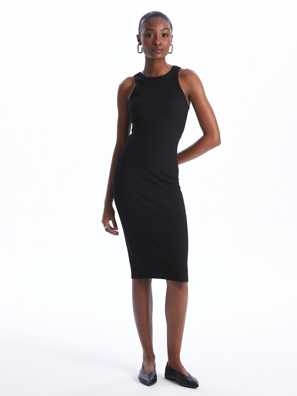 Crew Neck Straight Women Dress -S4KA99Z8-CVL
