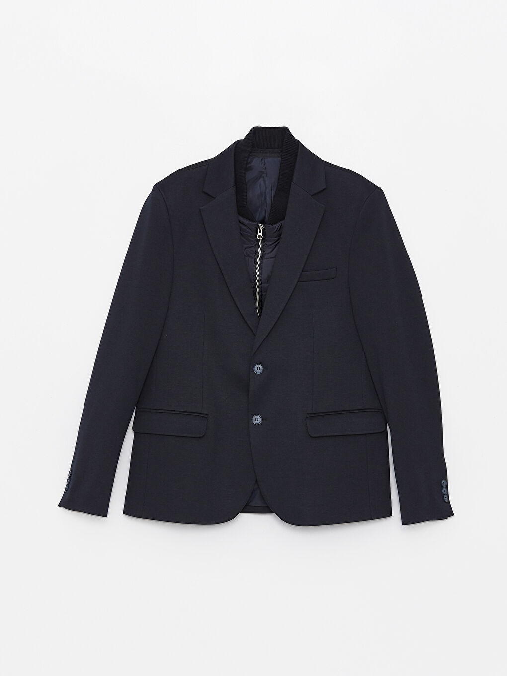 LCWAIKIKI Formal Lacivert Dar Kalıp Erkek Blazer Ceket - 7