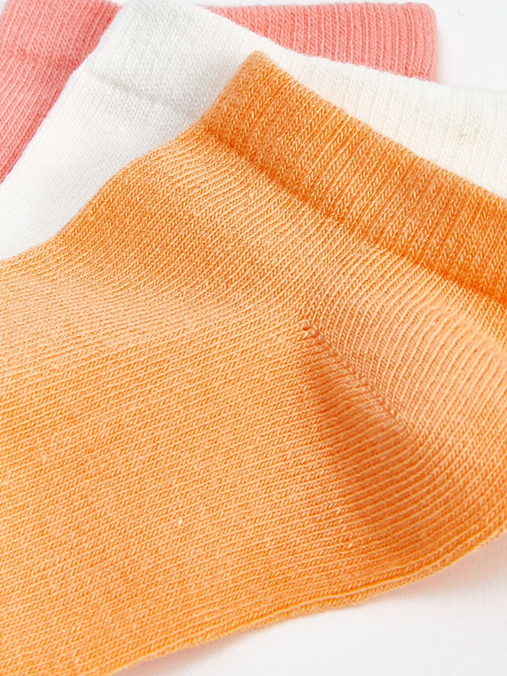 Базовые короткие носки для малышек девочек, комплект из 3-х штук-2