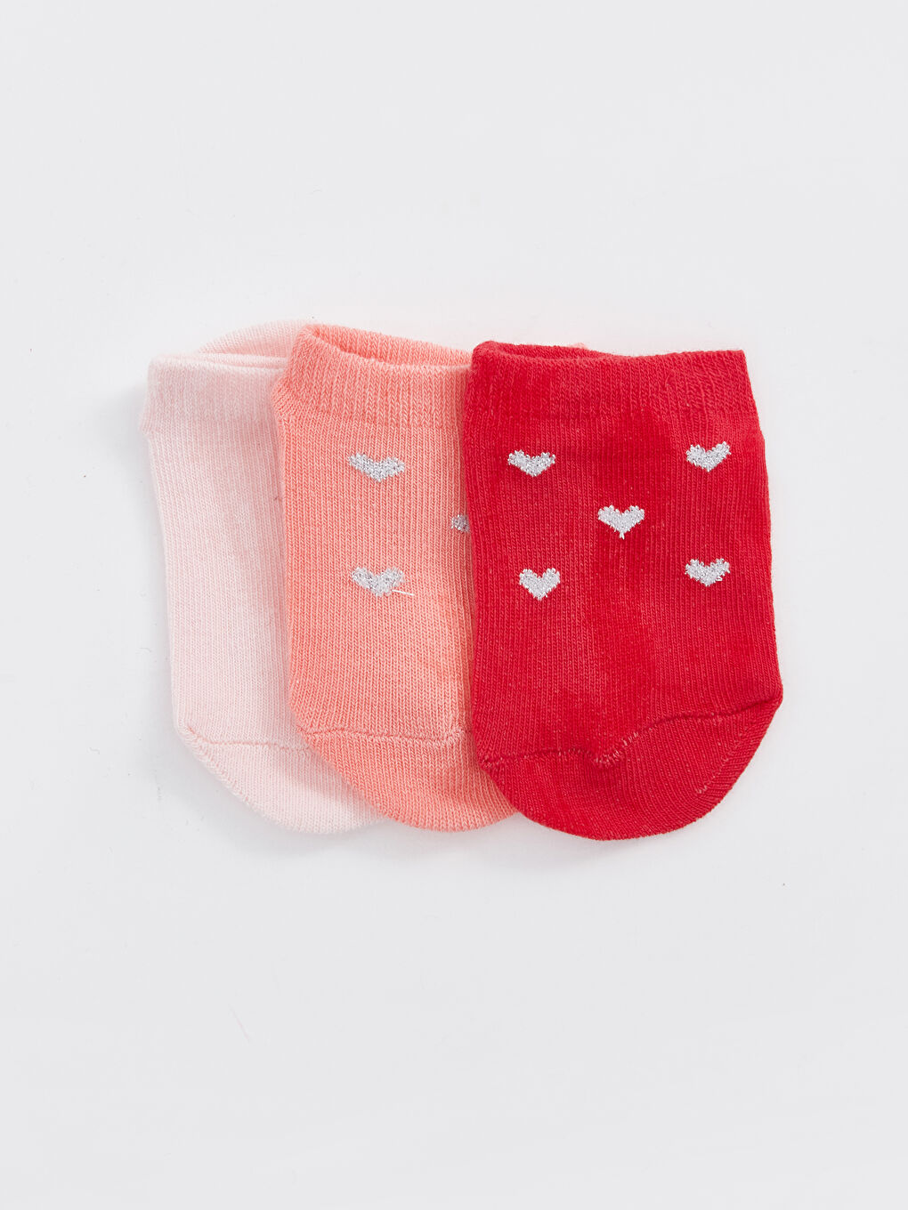 Printed Baby Girl Booties Socks 3 Pieces -S4KB45Z1-V4X