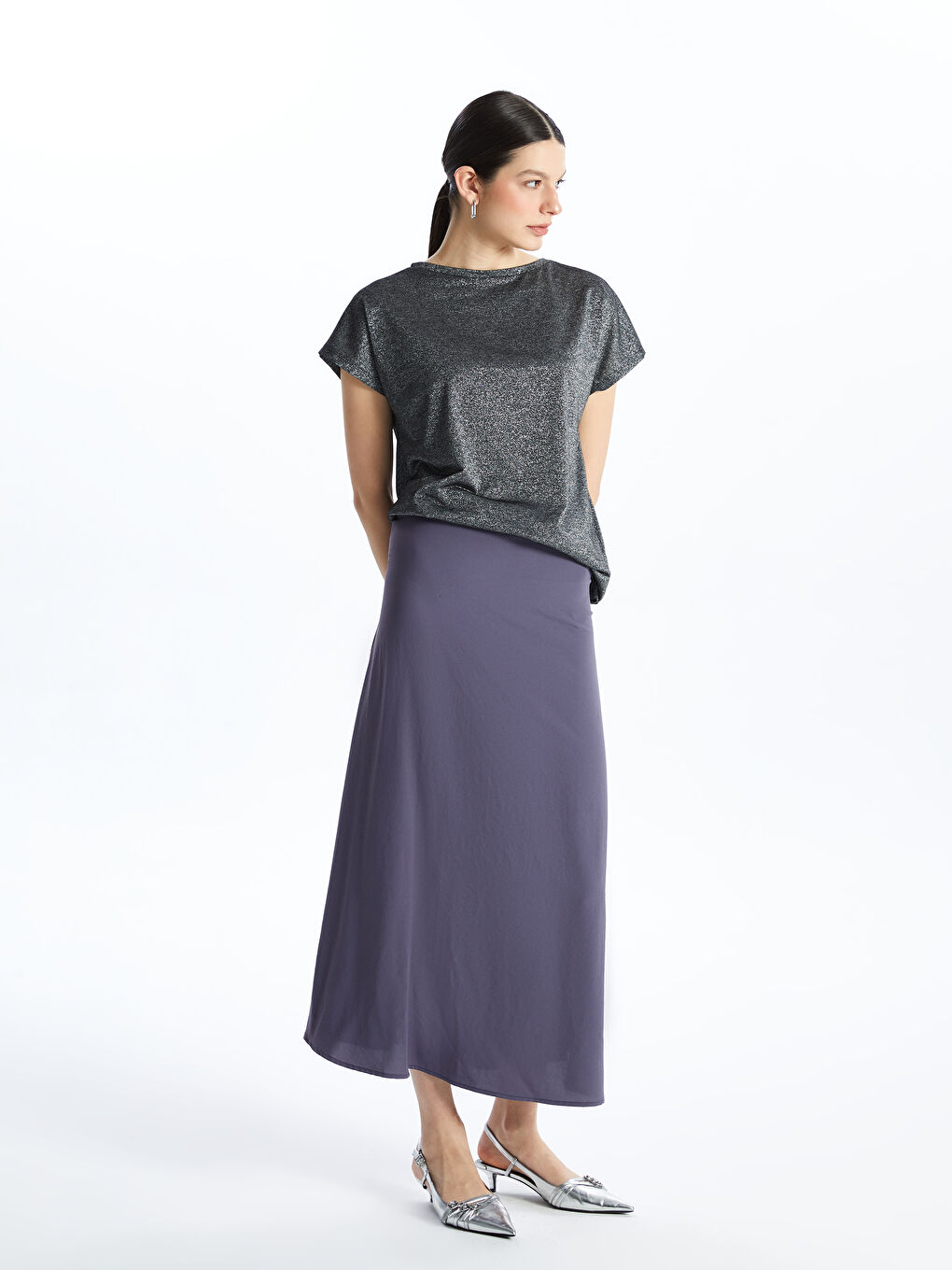 Women's Comfortable Fit Straight Skirt -S4KB70Z8-LXY