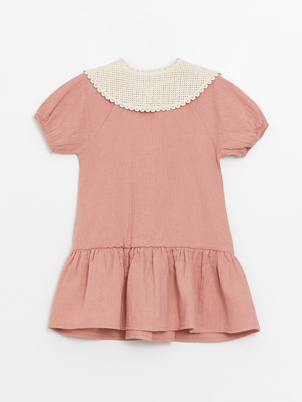 Baby Girl Dress With Baby Collar Short Sleeve -S4KC12Z1-GTA