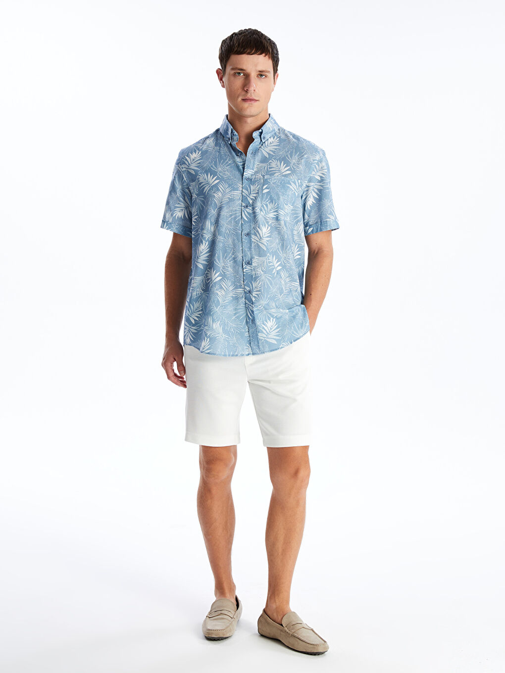 Slim Fit Erkek Şort-1