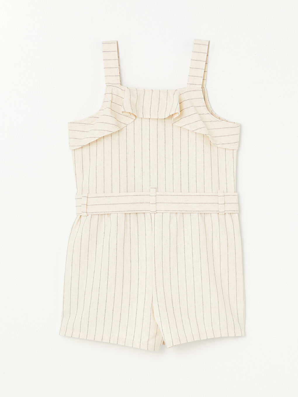Square Neck Strappy Baby Girl Bib and Brace -S4KC41Z1-YDC