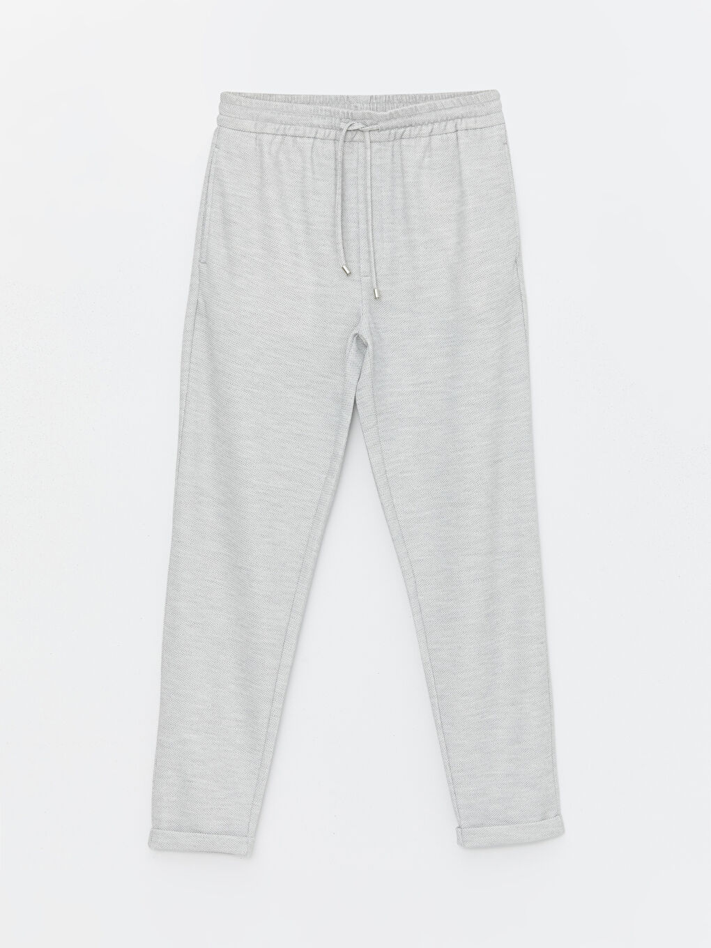 Gri Slim Fit Erkek Jogger Pantolon-5