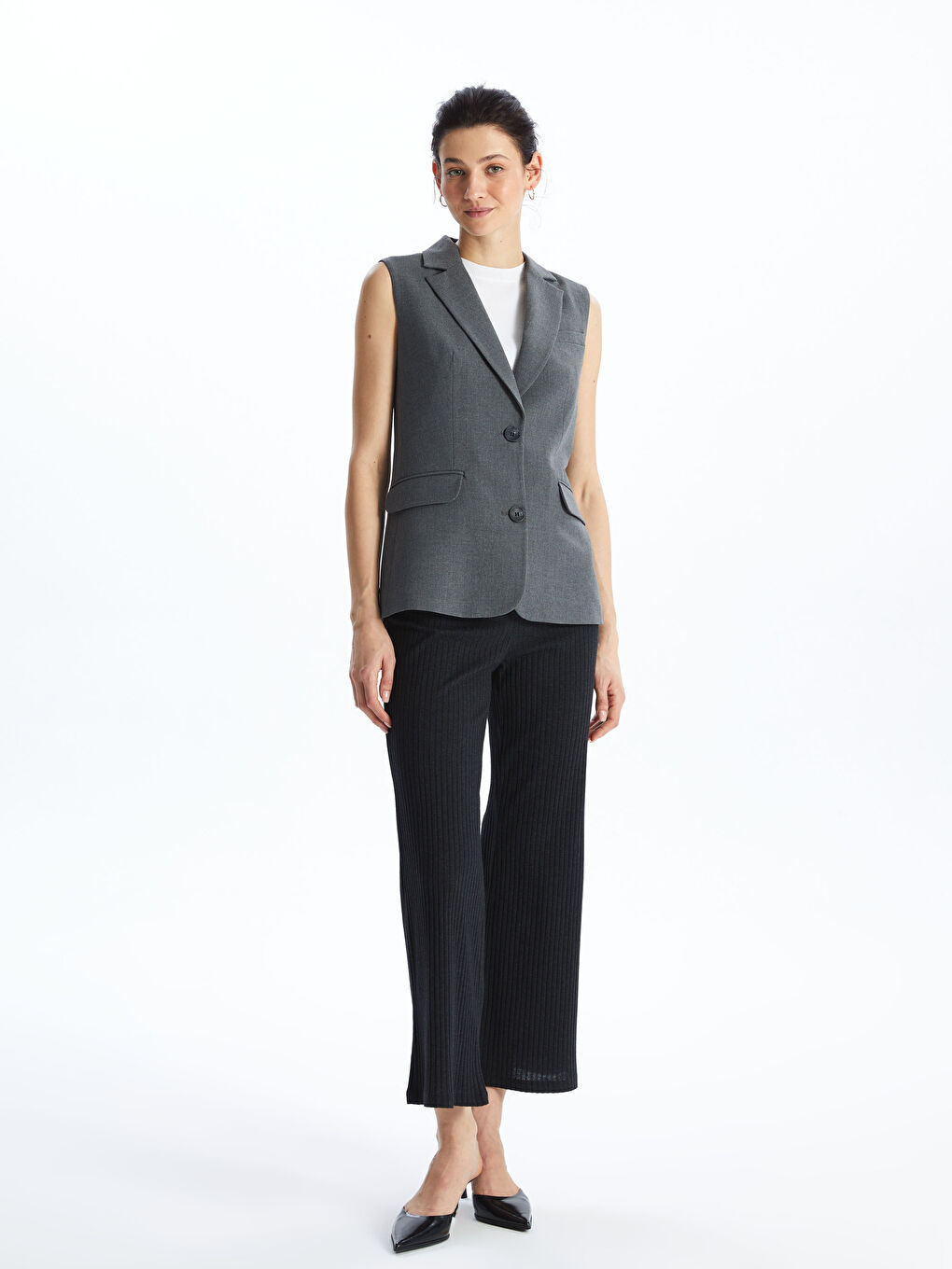 Women's Wide Leg Straight With Elastic Waist Sweatpants -S4KC83Z8-EGK