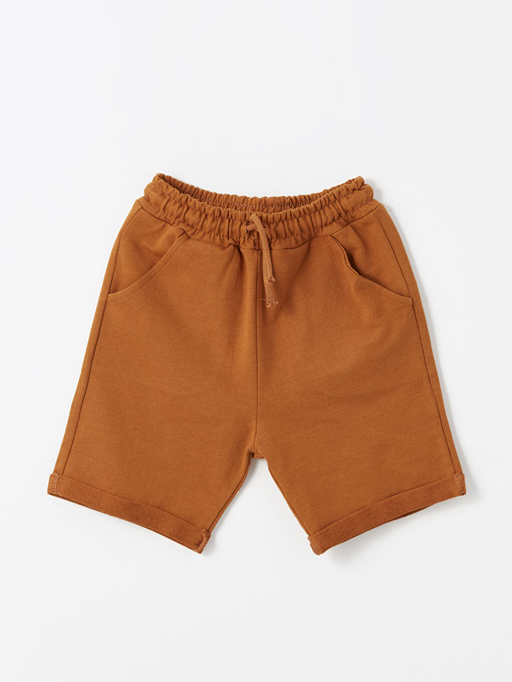 Crew Neck Printed Baby Boy T-Shirt and Shorts 2-Pack Set -S4KC89Z1-R9J